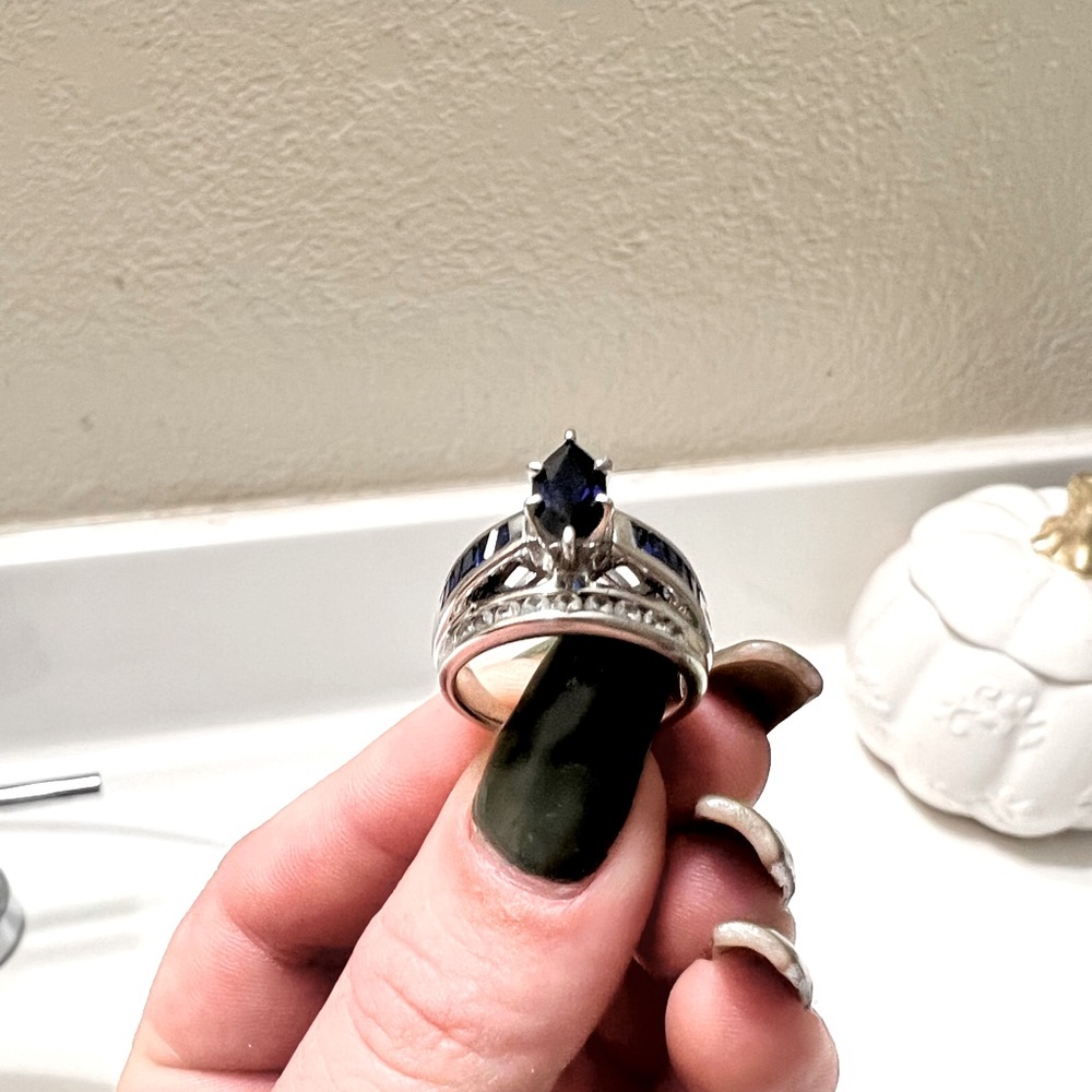 Sterling silver wedding band